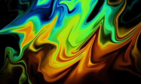 Abstract rainbow gradient on black Stock Illustration