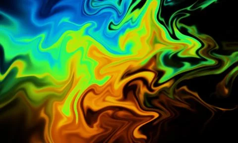 Abstract rainbow gradient on black Stock Illustration