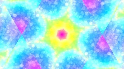 Abstract Rainbow Gradient Bokeh Background Loop for Creative Video Projects Stock Footage 337500421