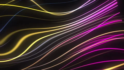 Abstract rainbow gradient diagonal anime speed lines moving. Fast speed glowing Stock Footage 188125305
