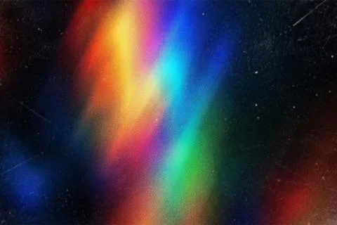 Abstract Rainbow Gradient Grainy Texture Background 库存插图