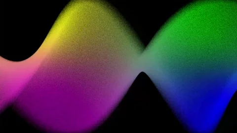 Abstract rainbow gradient wave formed by speckled particle dust. Abstract f.. Stock Footage 337023152