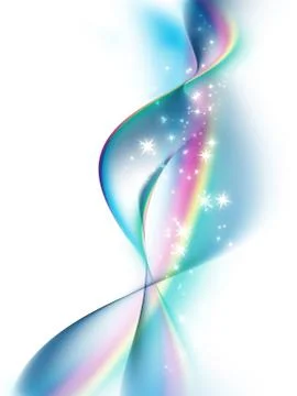 Abstract rainbow Stock Illustration