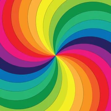 Abstract rainbow Stock Illustration