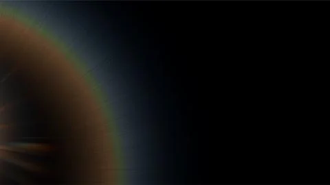 Abstract Rainbow Light Effect with Smooth Color Gradient on Dark Background. Stock Illustration