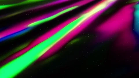 Abstract Rainbow Light Flare in Space | Star Field &amp; Dust Overlay by NipaArts Stock Footage 312515242