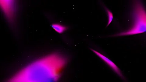 Abstract Rainbow Light Flare in Space | Star Field &amp; Dust Overlay by NipaArts Stock Footage 312515253