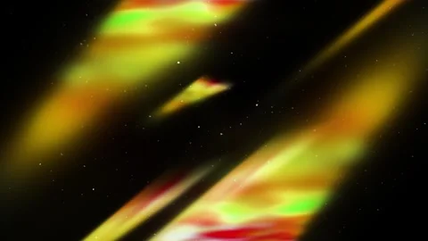 Abstract Rainbow Light Flare in Space | Star Field &amp; Dust Overlay by NipaArts Stock Footage 312515309