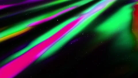 Abstract Rainbow Light Flare in Space | Star Field &amp; Dust Overlay by NipaArts Stock Footage 312515325