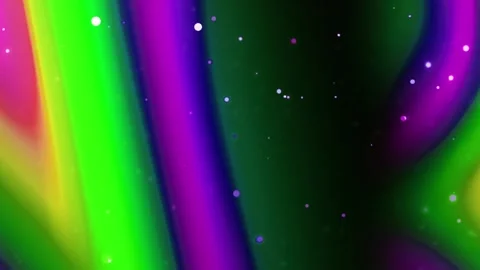 Abstract Rainbow Light Flare in Space | Star Field &amp; Dust Overlay by NipaArts Stock Footage 312515327