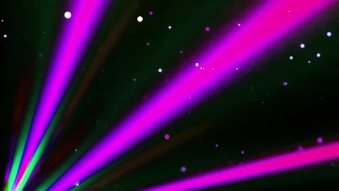 Abstract Rainbow Light Flare in Space | Star Field &amp; Dust Overlay by NipaArts Stock Footage 312515340