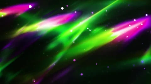 Abstract Rainbow Light Flare in Space | Star Field &amp; Dust Overlay by NipaArts Stock Footage 312515345