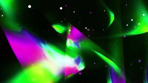 Abstract Rainbow Light Flare in Space | Star Field &amp; Dust Overlay by NipaArts Stock Footage 312515585