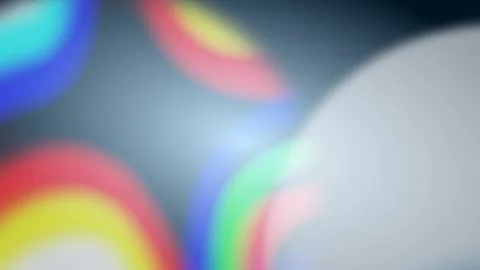 Abstract rainbow light refraction background loop Video stock 337959202