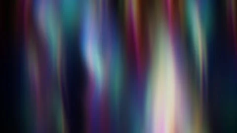 Abstract Rainbow Light Streaks on Dark Background Video 库存影片 330567985