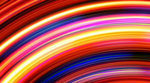 Abstract Rainbow Light Streaks Loop Stock Footage 44858798