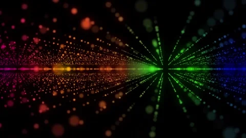 Abstract Rainbow Lights Stock Footage 288805462