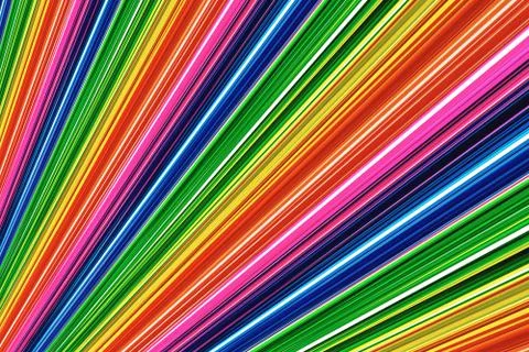 Abstract rainbow lines Illustrazione stock
