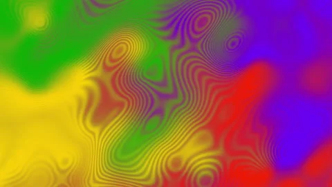 Abstract Rainbow Liquid Wave Gradient Motion Background Loop Stock Footage 340535067