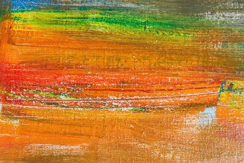 Abstract rainbow multicolored background formed by erasing paints from the ca Stock Illustration