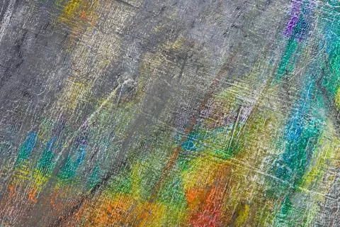 Abstract rainbow multicolored background formed by erasing paints from the ca Stock Illustration