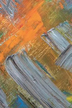 Abstract rainbow multicolored background formed by erasing paints from the ca Stock Photos