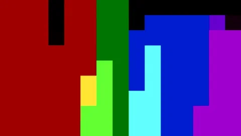 Abstract rainbow pixel block moving background New quality universal motion Stock Footage 80297271