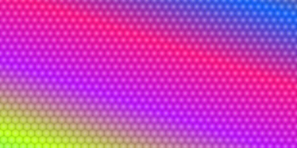 Abstract rainbow pixel pattern with colorful square grid Stock Illustration