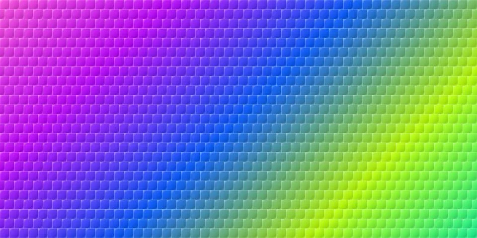 Abstract rainbow pixelated mosaic background texture Stock Illustration