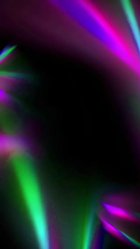 Abstract Rainbow Prism Light Refraction Through Glass Cinematic Overlay 4K U Stock Footage 344014733