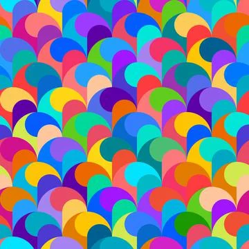 Abstract rainbow seamless pattern color spectrum background vector illustration Illustrazione stock