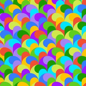 Abstract rainbow seamless pattern color spectrum background vector illustration Illustrazione stock