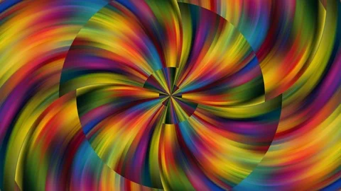 Abstract Rainbow Shapes Stock Footage 112114720