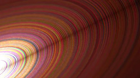 Abstract rainbow spectrum circle pattern with radial light create modern Illustrazione stock