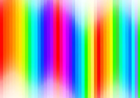 Abstract rainbow stripes Stock Illustration