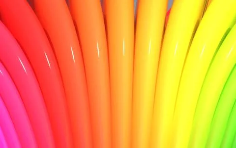 Abstract rainbow strips Stock Illustration