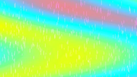 Abstract Rainbow Swirls with Falling Particles - Vibrant Gradient Background Stock Footage 331715740