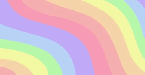 Abstract rainbow vector background in pastel color Stock Illustration