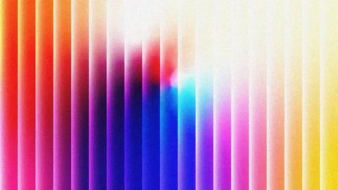 Abstract Rainbow Vertical Stripes Background Vibrant Gradient Dynamic Effect Stock Illustration