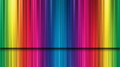 Abstract Rainbow Wallpaper Stock Illustration