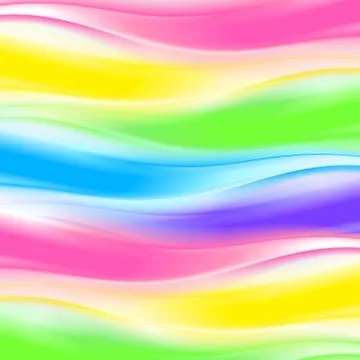 Abstract rainbow wave background Stock Illustration