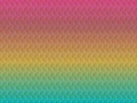 Abstract rainbow wavy seamless pattern Stock Illustration