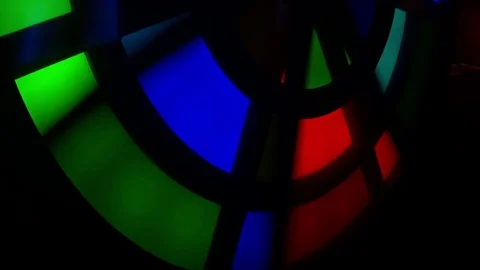 Abstract Rainbow Wheel - Background Stock Footage 73899237