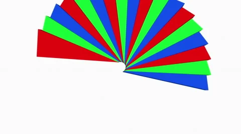 Abstract rainbow.3 in 1 Stock Footage 46350199