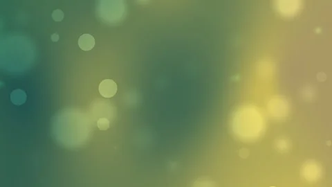 Abstract Ramadan Gradient Background with Gold and Green Glowing Bokeh Circles Stock Footage 300073559