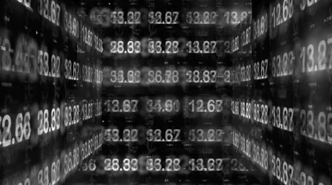 Abstract random digits Stock Footage 59854802