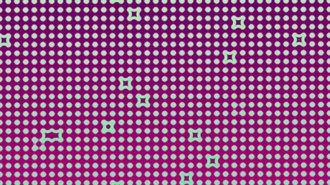  Abstract Random Dots Background Pulsing Circles with Fading Stars Stock Footage 302136046