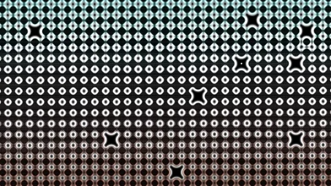 Abstract Random Dots Background : Rotating Stars in Pulsing Pattern Stock Footage 302135974