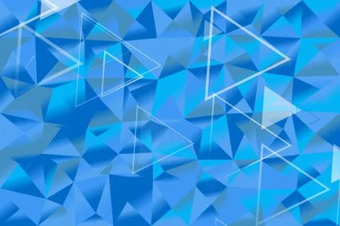 Abstract random gradient triangle mosaic web background 스톡 일러스트