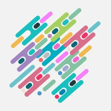 Abstract random graphic vector pattern on a white background Stock Illustration